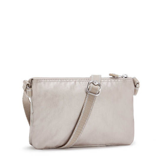 Kipling Creativity XB Metallic Crossbody Veske Beige | NO 2110ZU